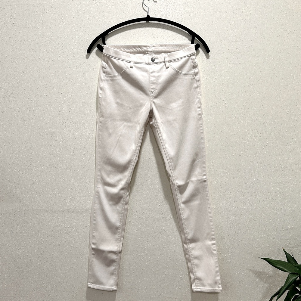 Uniqlo Ultra Stretch Slim Fit Whit Jeans Size S